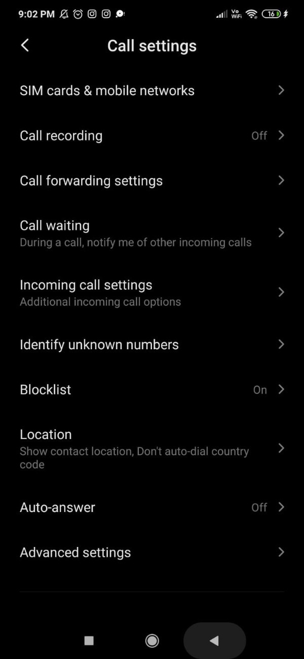 Call Forwarding In Redmi Note 5 Pro