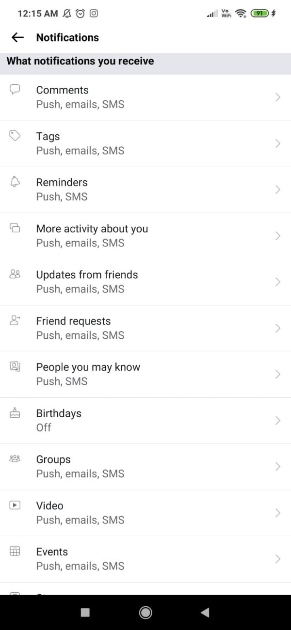 Facebook Birthday Notifications Not Showing