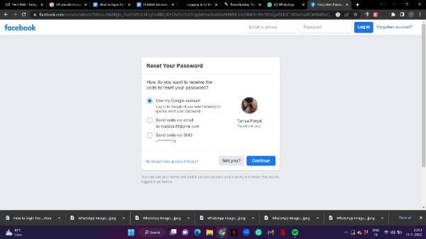 Facebook Login Without Password Code