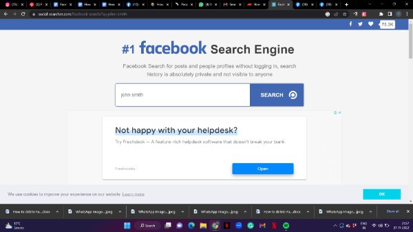 Facebook Search By Name Without Account