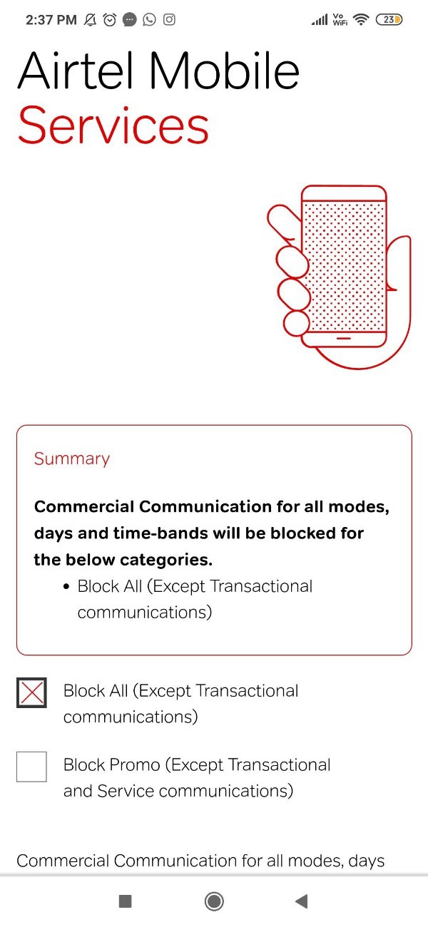 How To Activate DND In Airtel