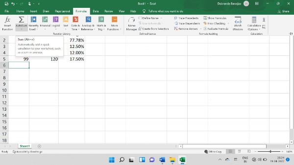 How To Add A List Of Numbers In Excel