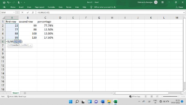 How To Add A List Of Numbers In Excel