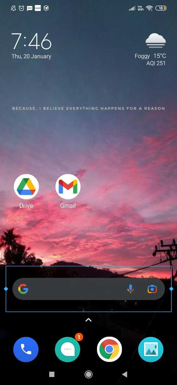 How To Add Google Search Bar To Home Screen