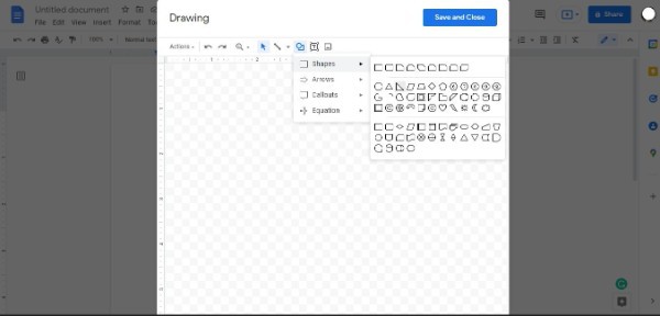 How To Add Shapes In Google Docs