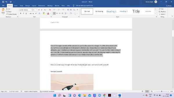 How To Align Paragraphs In Word