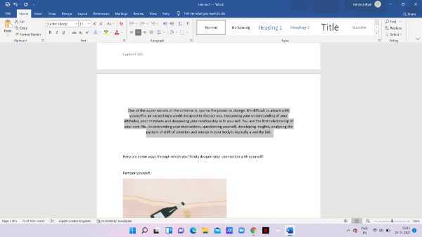 How To Align Paragraphs In Word