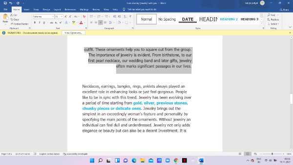 How To Align Text In Word On Both Sides