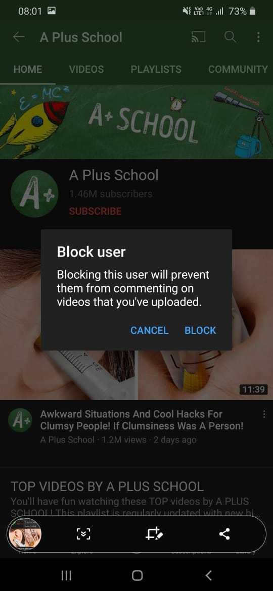 How To Block A Channel On YouTube