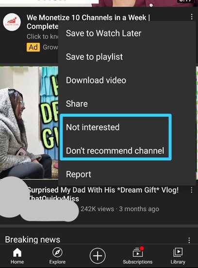 How To Block A Channel On YouTube App