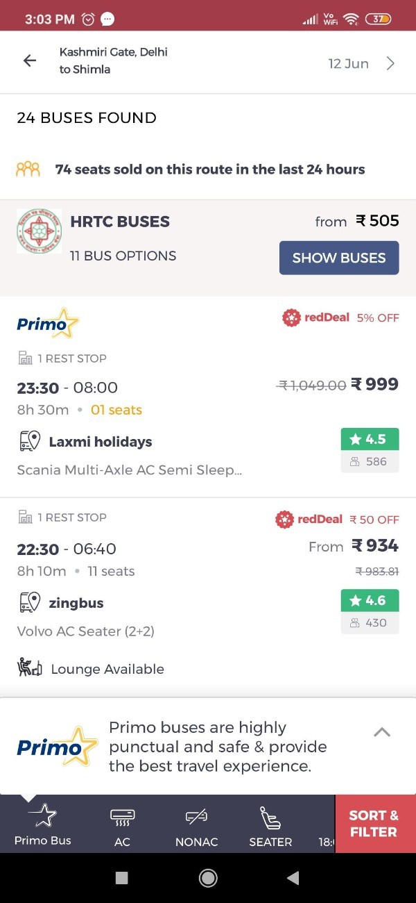 How To Book Bus Ticket In redBus App
