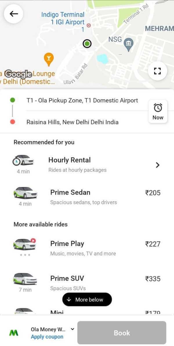 How To Book Ola Cab In Delhi On Phone