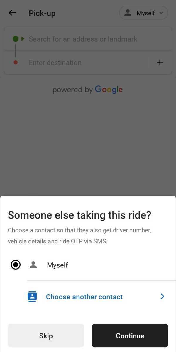 How To Book Ola For Others