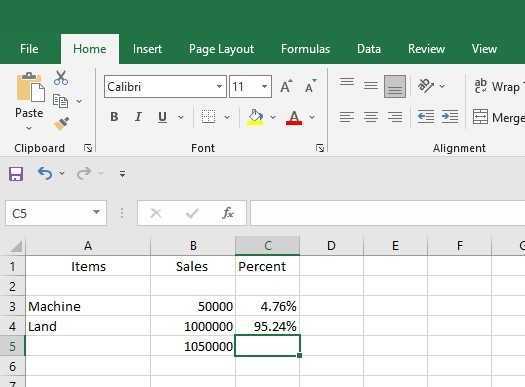 How To Find Percent Of Total Sales In Excel