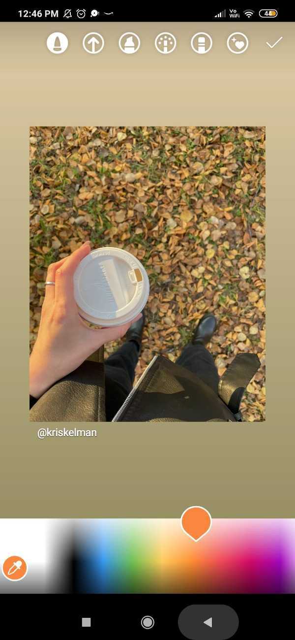 How To Change Background Color On Instagram Story When Sharing Post