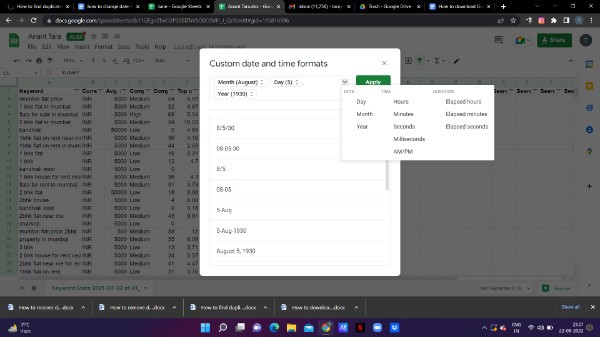 How To Change Date Format In Google Sheets