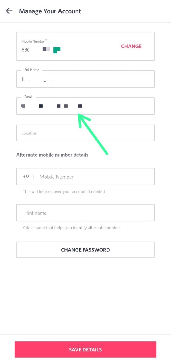 How To Change Email ID In Myntra
