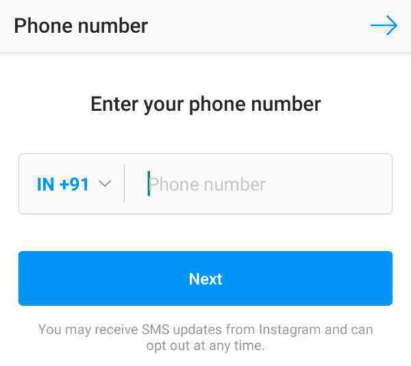 How To Change Instagram Phone Number