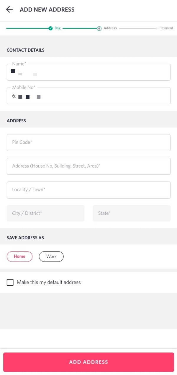 How To Change Shipping Address In Myntra