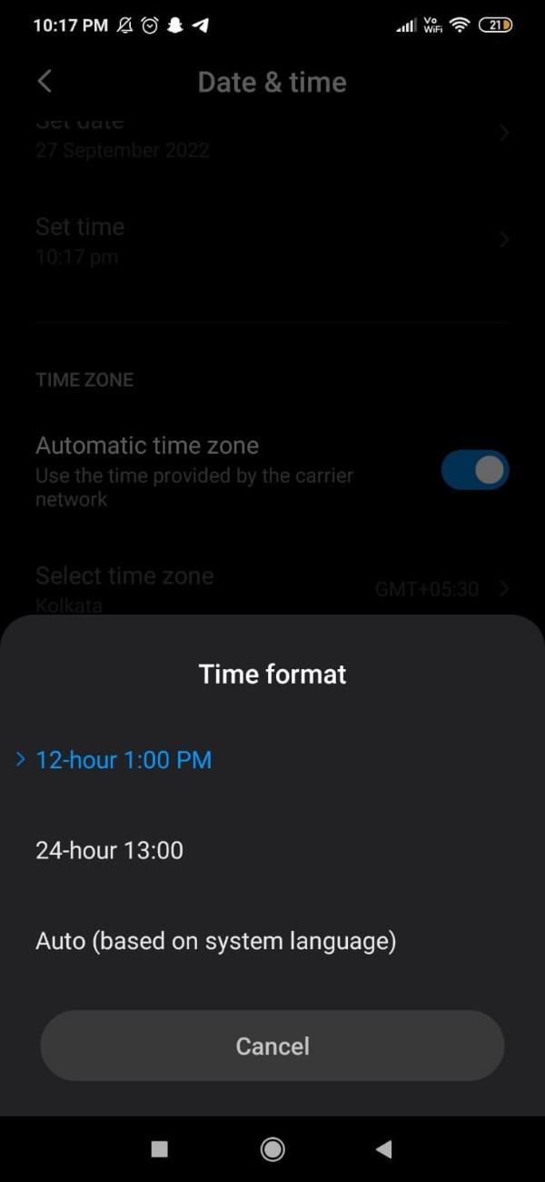 How To Change WhatsApp Message Time