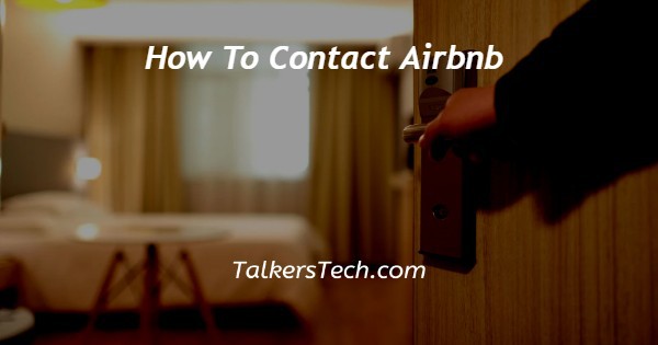How To Contact Airbnb