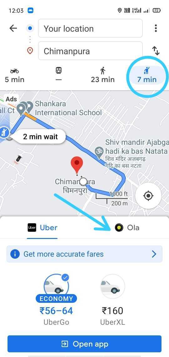 How To Copy Location From WhatsApp To Ola