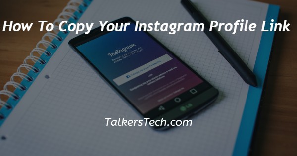 How To Copy Your Instagram Profile Link