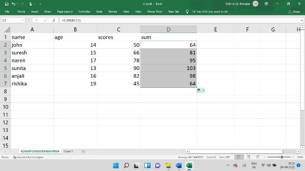 How To Create A Formula In Excel For Multiple Cells