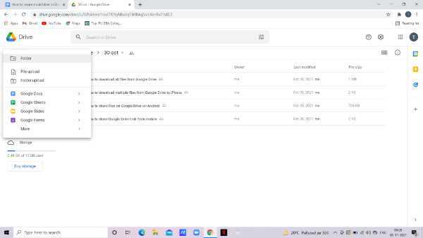 How To Make A Sub Folder On Google Drive