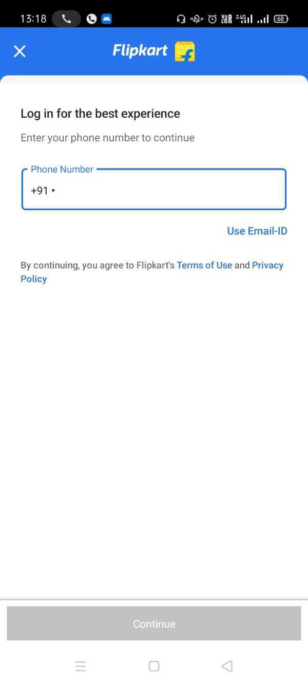 How To Create Flipkart Account Without Phone Number