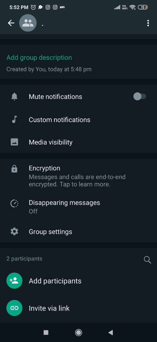 How To Create WhatsApp Group Without Adding Contacts