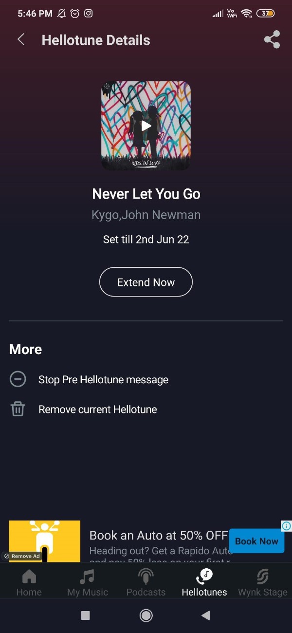 How To Deactivate Hello Tune In Airtel Wynk
