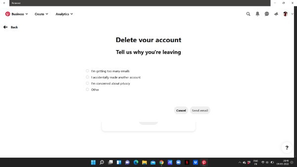 How To Delete A Business Account On Pinterest