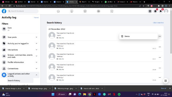 How To Delete Activity Log On Facebook