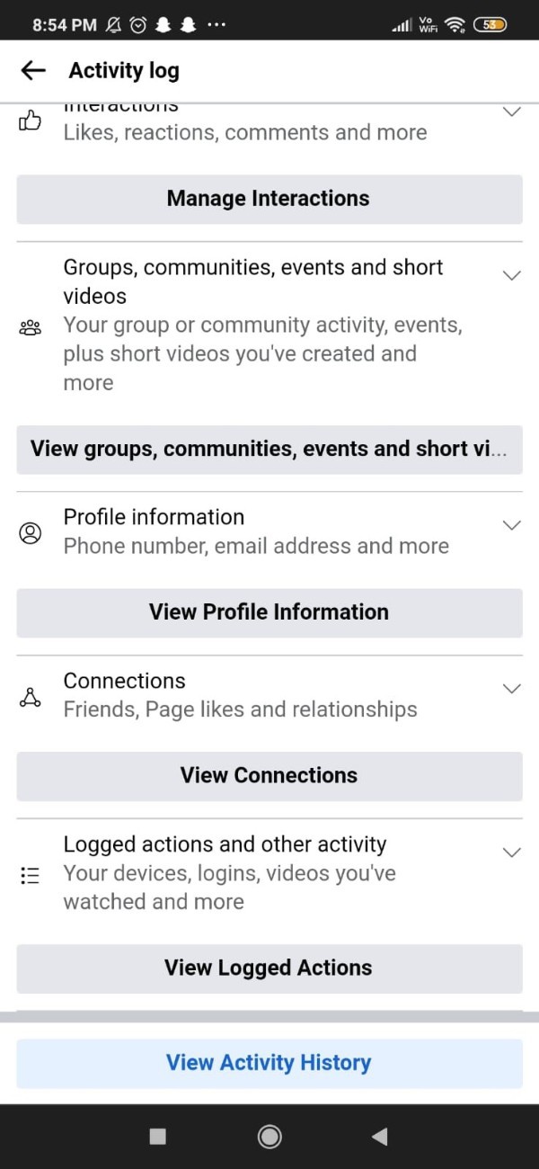 How To Delete Facebook Activity Log