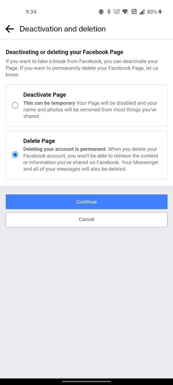 How To Delete Facebook Page On Mobile