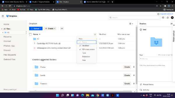 How To Delete Files From Dropbox