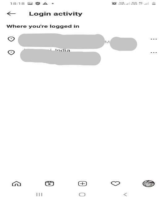instagram login activity glitch