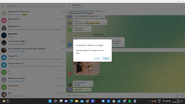 How To Delete Message In Telegram Group