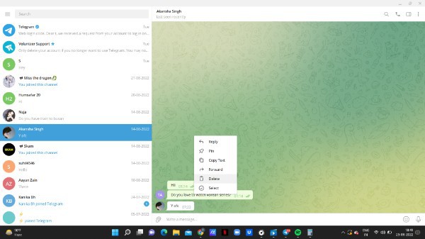 How To Delete Telegram Messages For The Sender And Receiver