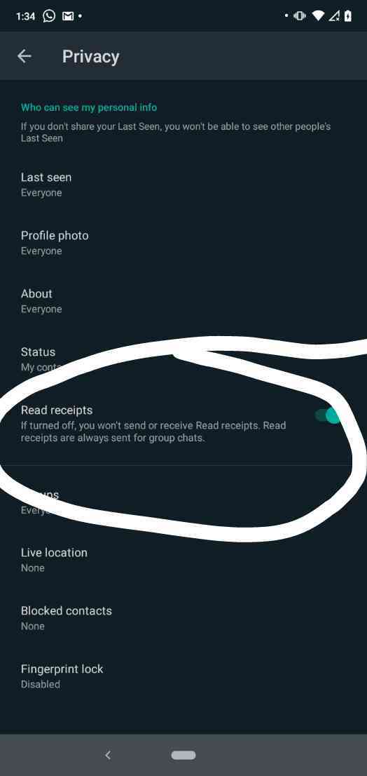 How To Disable Read Receipt In WhatsApp Group
