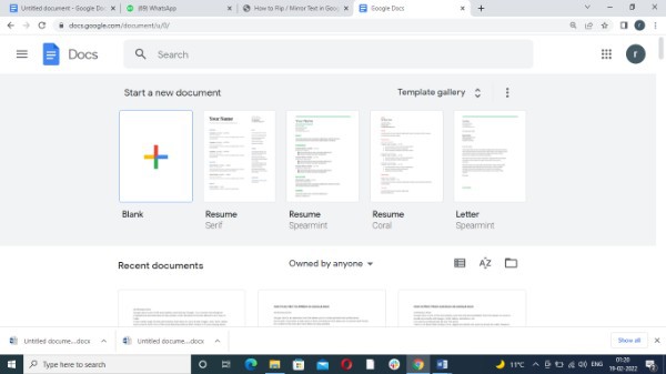 How To Do One Inch Margins On Google Docs