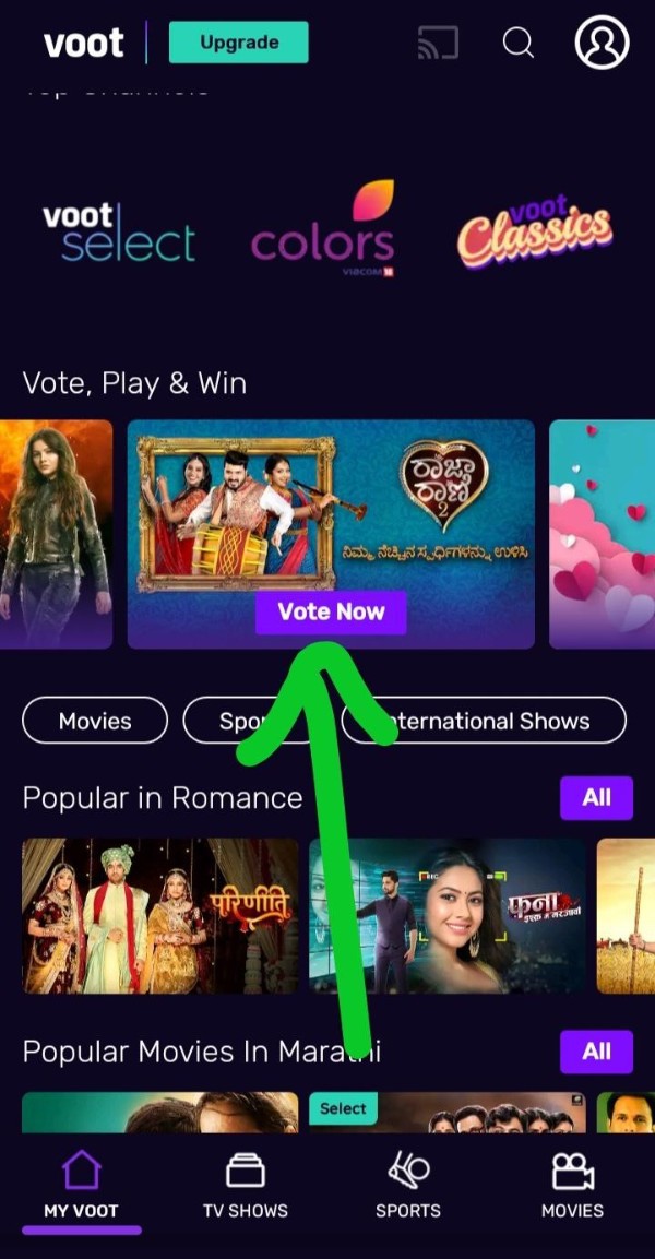 How To Do Voting On Voot