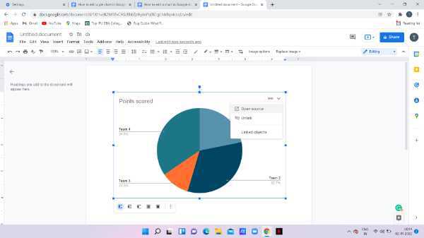 How To Edit Pie Chart In Docs