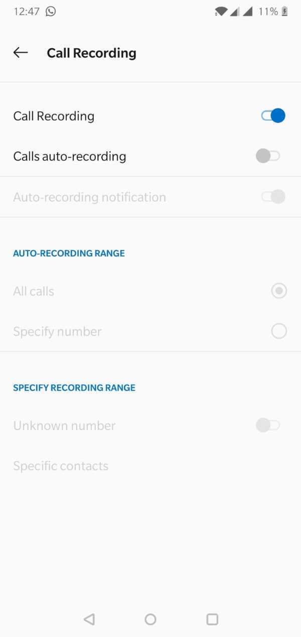How To Enable Call Recording In OnePlus 7