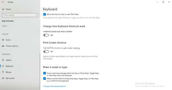 How To Enable Print Screen In Windows 10