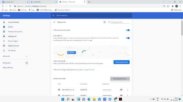 How To Export Chrome Bookmarks And Passwords