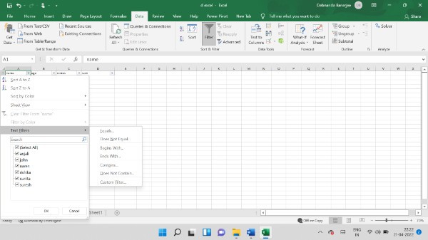 How To Filter Cells Containing Specific Text In Excel