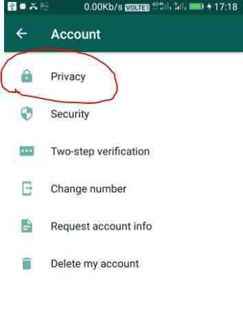 How to find blocked contacts in WhatsApp