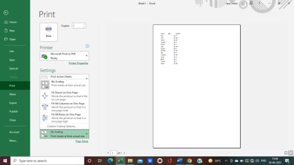How To Fit Excel Sheet On One Page PDF